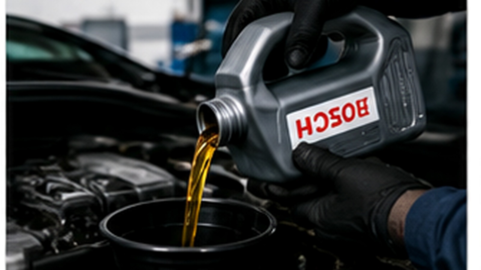 Wartung und Ölwechsel im Bosch Car Service