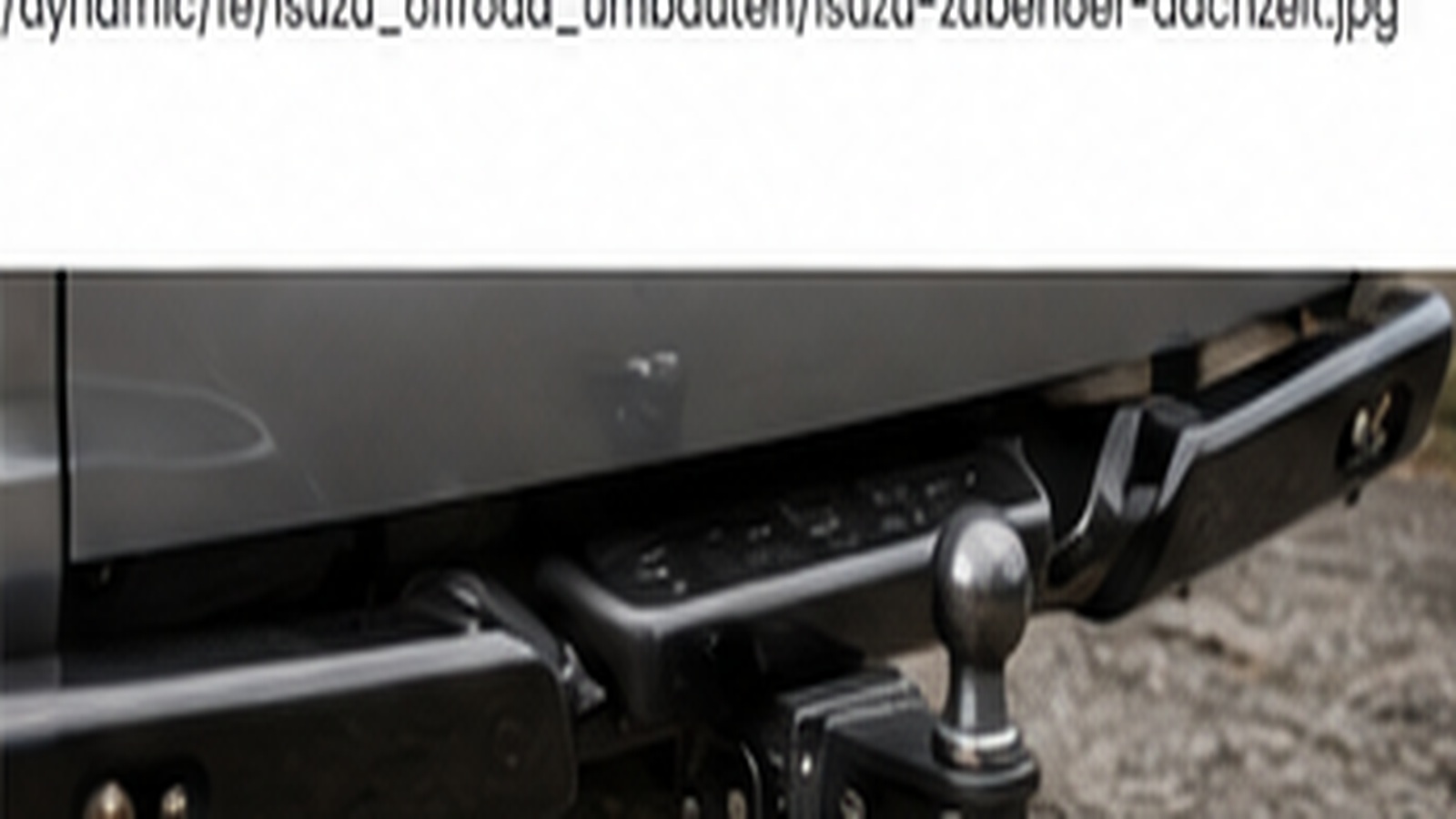 Isuzu Anhängerkupplung