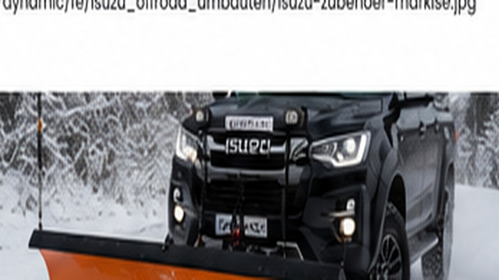 Isuzu Schneepflug