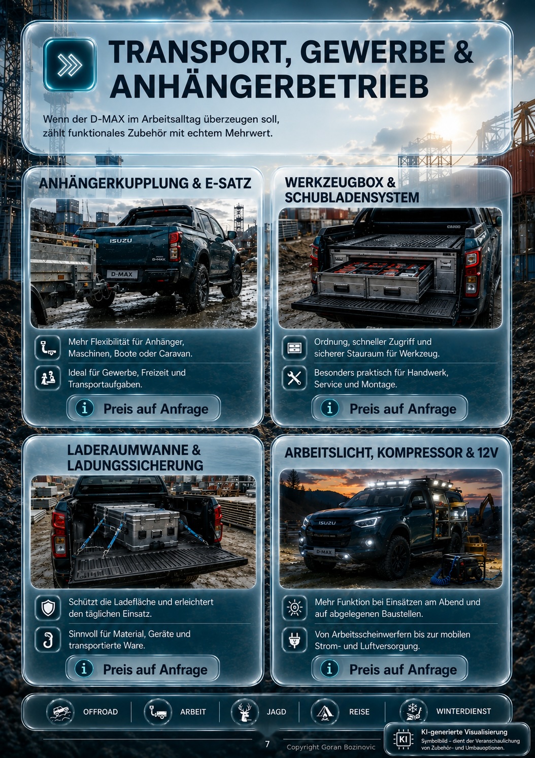 Isuzu Zubehör und Umbauten Katalog Seite 7