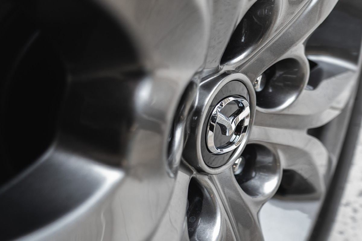 Nahaufnahme von einem Reifen